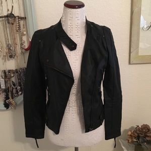 Zara Leather Moto Jacket
